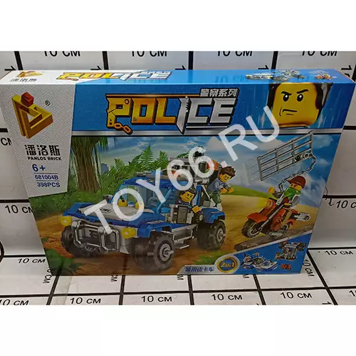 Конструктор Полиция 398 дет 681004B Конструктор Полиция 398 дет 681004B