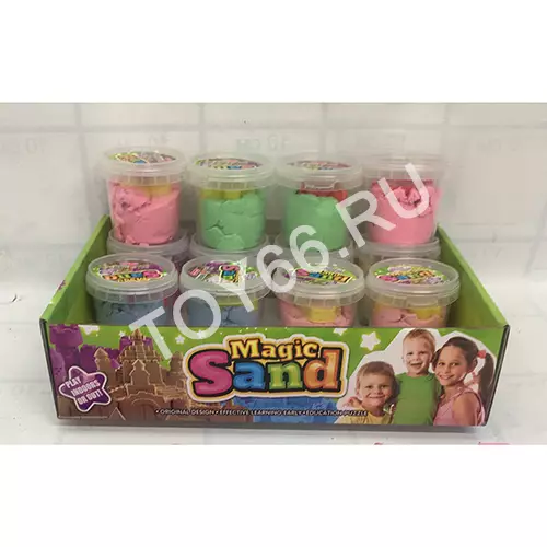 Кинетический песок 12 шт.в блоке 6855