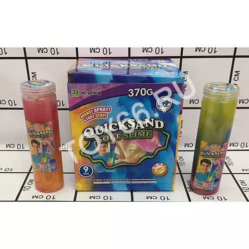 Лизун Слайм 9 шт. в блоке 6890