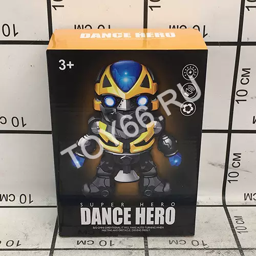 Трансформер на батарейках танцует, свет, звук 696-58