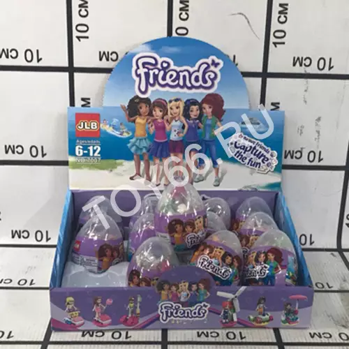 Конструктор Френдс в яйце 12 шт в блоке 7007
