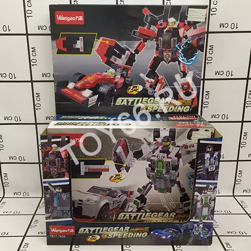 Конструктор Гонки 4 шт. в блоке 7017-7020