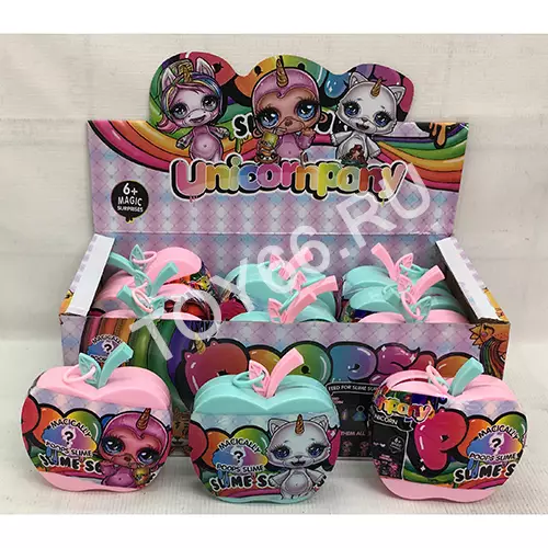 Единрог пупси яблоко 12 шт в блоке 7024-1