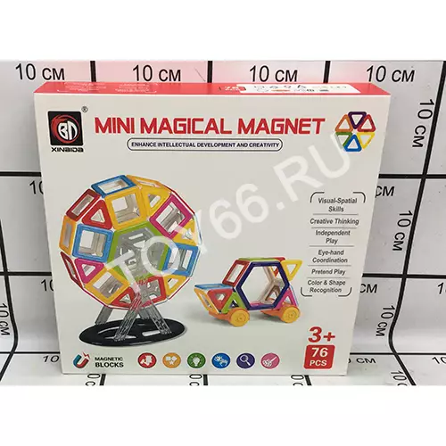 Конструктор Магнитный 76 дет. 719