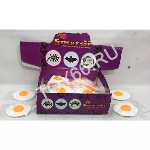 Лизун-Яйцо 40 шт. в блоке 7728