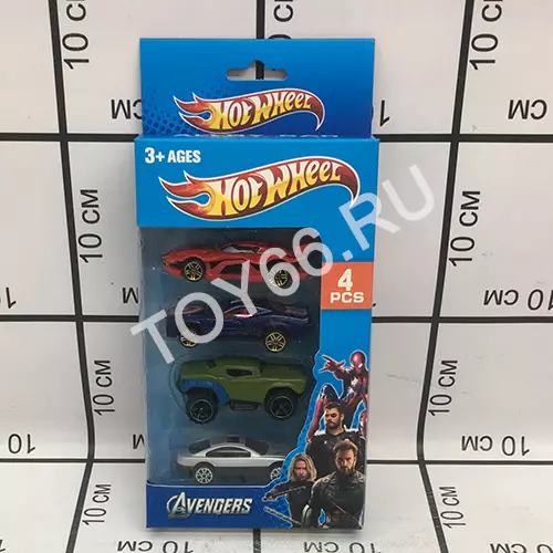 Модельки Хот Вилс 4 шт. в наборе 778-9