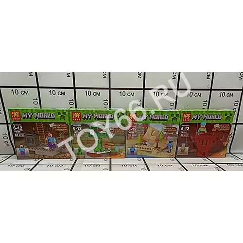 Конструктор герои из кубиков 60 дет. 79159