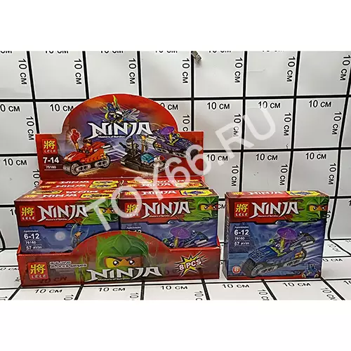 Конструктор Ниндзя 8 шт. в блоке 79160