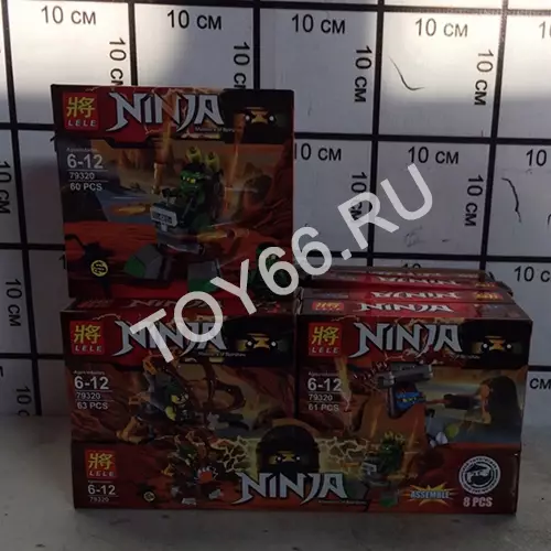Конструктор Ниндзя 8 шт в блоке 79320