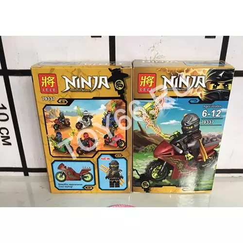 Конструктор ниндзя 12 шт в блоке 79337