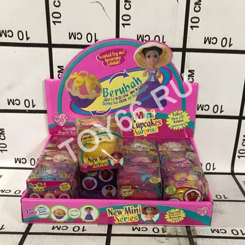 Кукла в кексе 12 шт в блоке 808-12 Кукла в кексе 12 шт в блоке 808-12