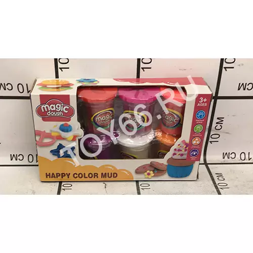 Масса для лепки 8 шт в наборе 8088-6