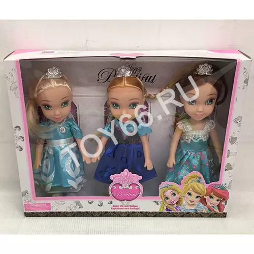 Куклы Принцессы 3 шт. в наборе 8096