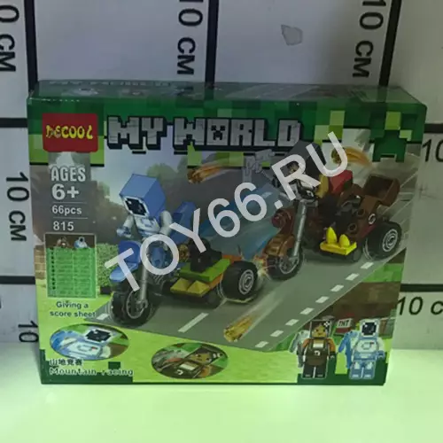 Конструктор Мой Мир 66 дет. В блоке 8 шт 815-818