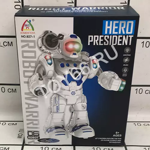 Робот на батарейках свет звук 827-1