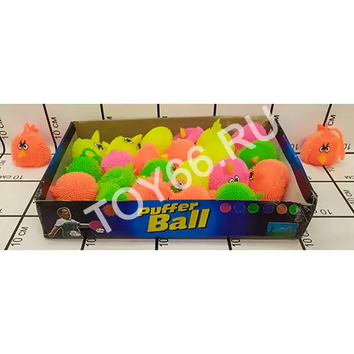 Мякиши-мячик Птичка 24 шт. в блоке 8270