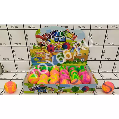 Мяч (пищалка, свет) 24 шт. в блоке 8302