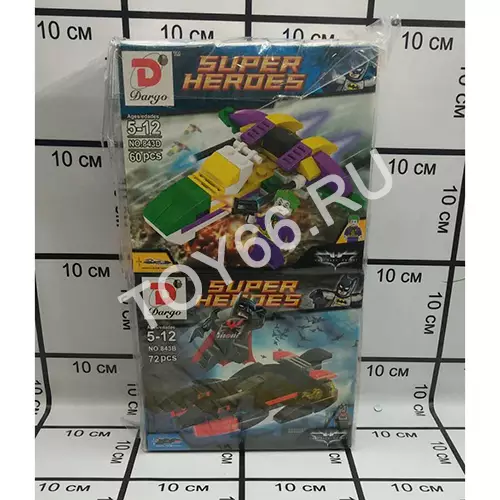 Конструктор Супергерои 4 шт в уп. 843A-D