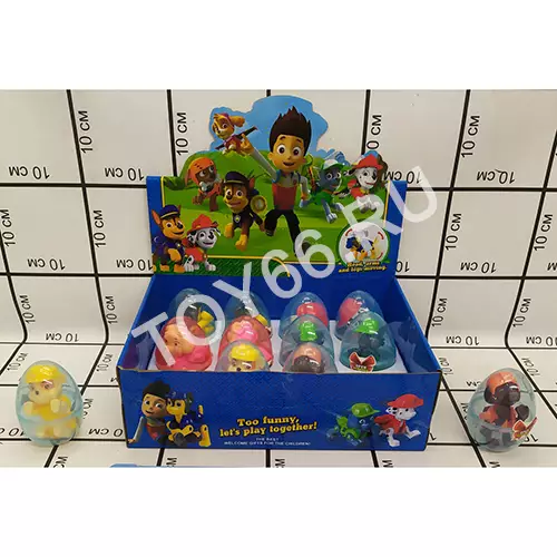 Собачки в яйце 12 шт. в блоке 8676