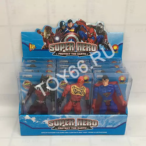 Супергерои 12 шт в блоке 879-12 Супергерои 12 шт в блоке 879-12