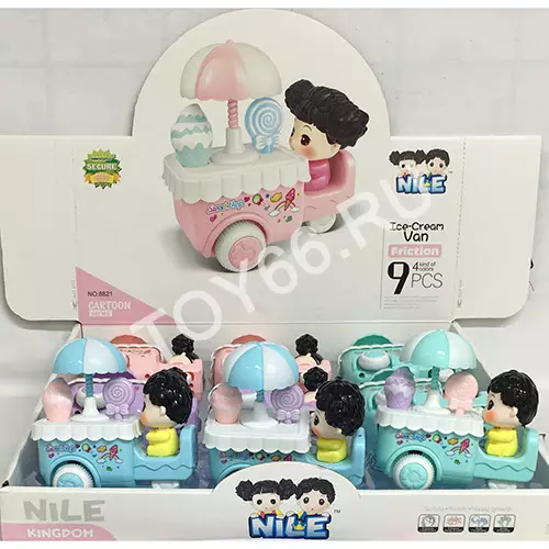 Игрушка Киоск с мороженым 9 шт. в блоке 8821