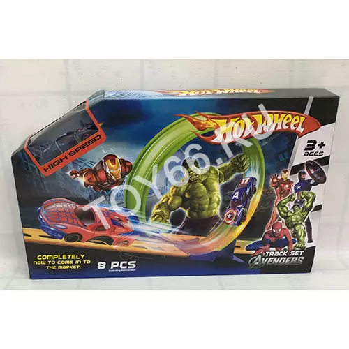 Автотрек Супергерои Хот Вилс 900