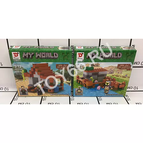 Конструктор Герои из кубиков 130-129 дет. 912A-D