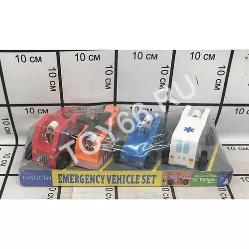 Деревянная игрушка Машинки 4 шт в наборе 93-101