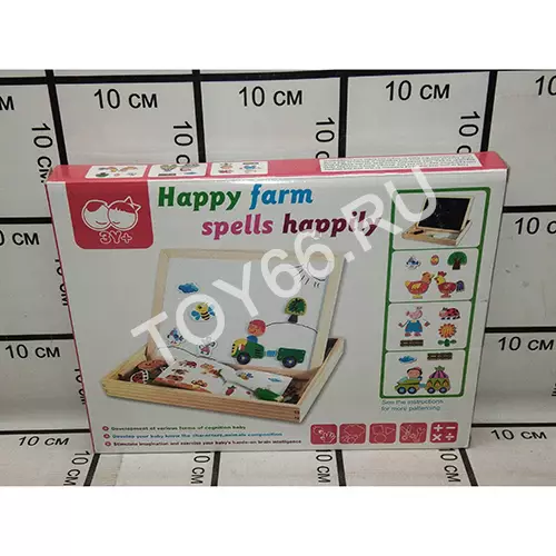 Доска для рисования+ набор магнитных игрушек 93-47-3 Доска для рисования+ набор магнитных игрушек 93-47-3