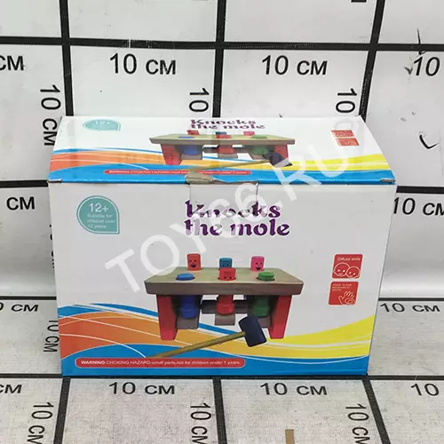 Деревянная игрушка Сортер с молоточком 93-49