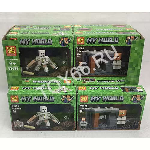 Конструктор Герои из кубиков 16 шт. в блоке