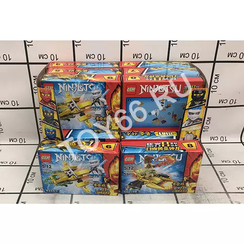 Конструктор Ниндзя 16 шт. в блоке 99539