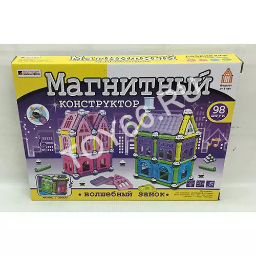 Конструктор Магнитный 98 дет. AQ-203