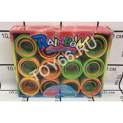 Пружинка-Радуга 12 шт. в блоке B3680