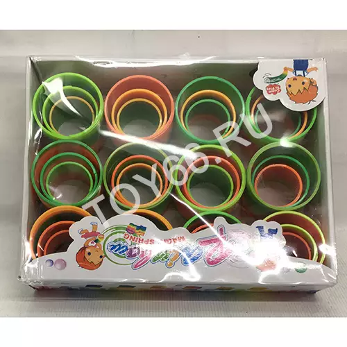 Пружинки-Радуги 12 шт. в блоке B75-60