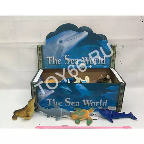 Морские животные 24 шт в блоке D2823