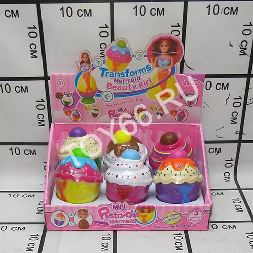 Кукла в кексе 6 шт в блоке D6608-11A