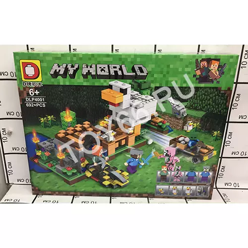 Конструктор Герои из кубиков 692 дет. DLP4001