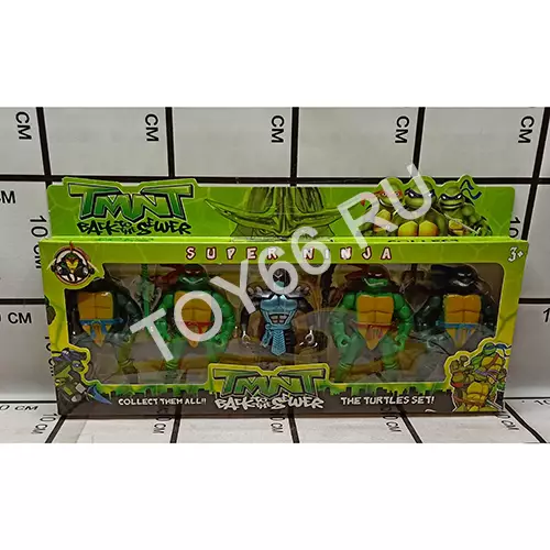 Мультгерои Рептилии 5 героев набор DT032-4 Мультгерои Рептилии 5 героев набор DT032-4