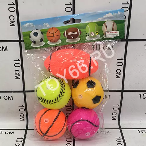 Мячики 5 шт. в уп. EY8003-1942-102