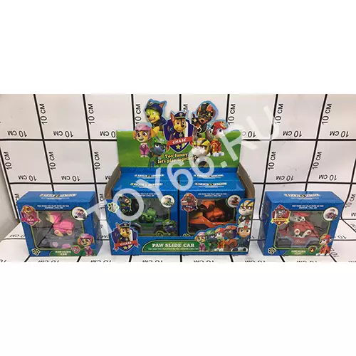 Собачки на машинке 6 шт. в блоке G2011