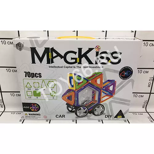 Конструктор Магнитный 70 дет. HD332A