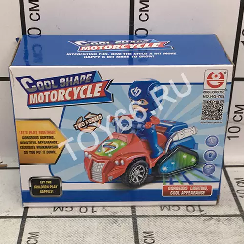 Герой на мотоцикле (свет, звук) HG789-30454