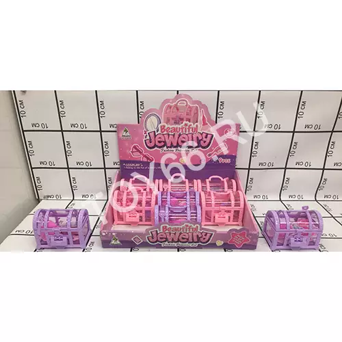 Украшения в сундучке 9 шт. в блоке HS0015