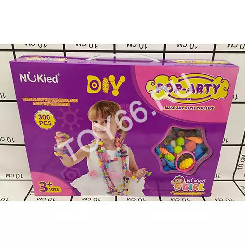 Набор для плетения бус и браслетов 300 дет. HS6620