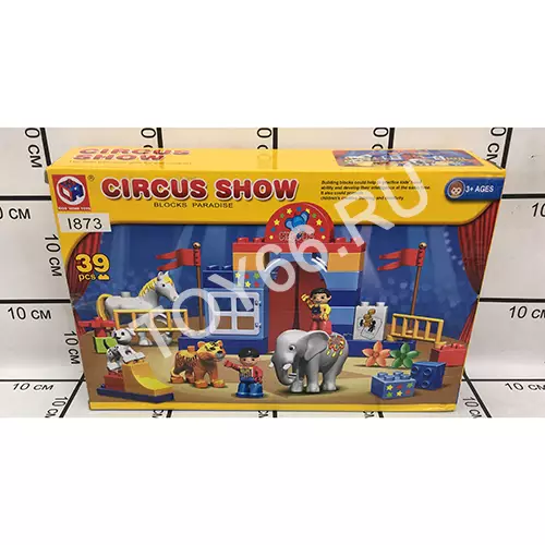 Конструктор для малышей Цирк 39 дет. I873