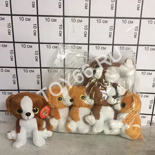 Мягкая игрушка Щенок (музыкальная) 6 шт в уп. JC1727