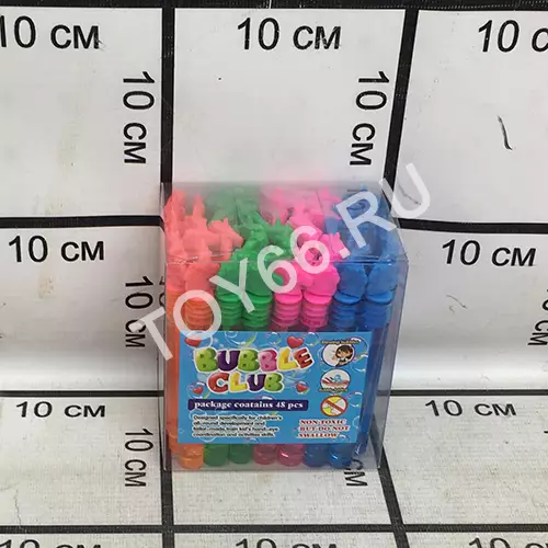 Мыльные пузыри гелевые 48 шт в блоке JH-203-C