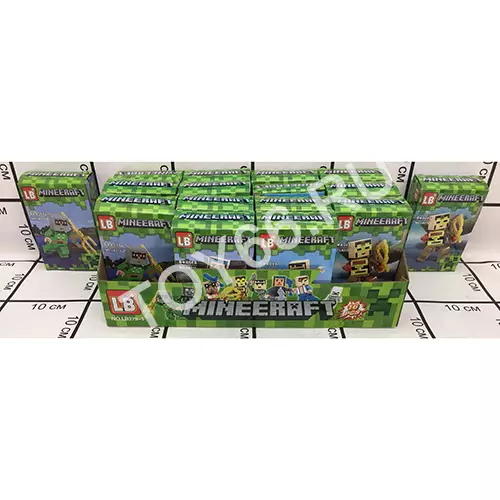 Конструктор Герои из кубиков 16 шт.в блоке LB379-1