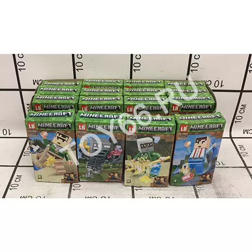 Конструктор Герои из кубиков 16 шт. в блоке LB396-1